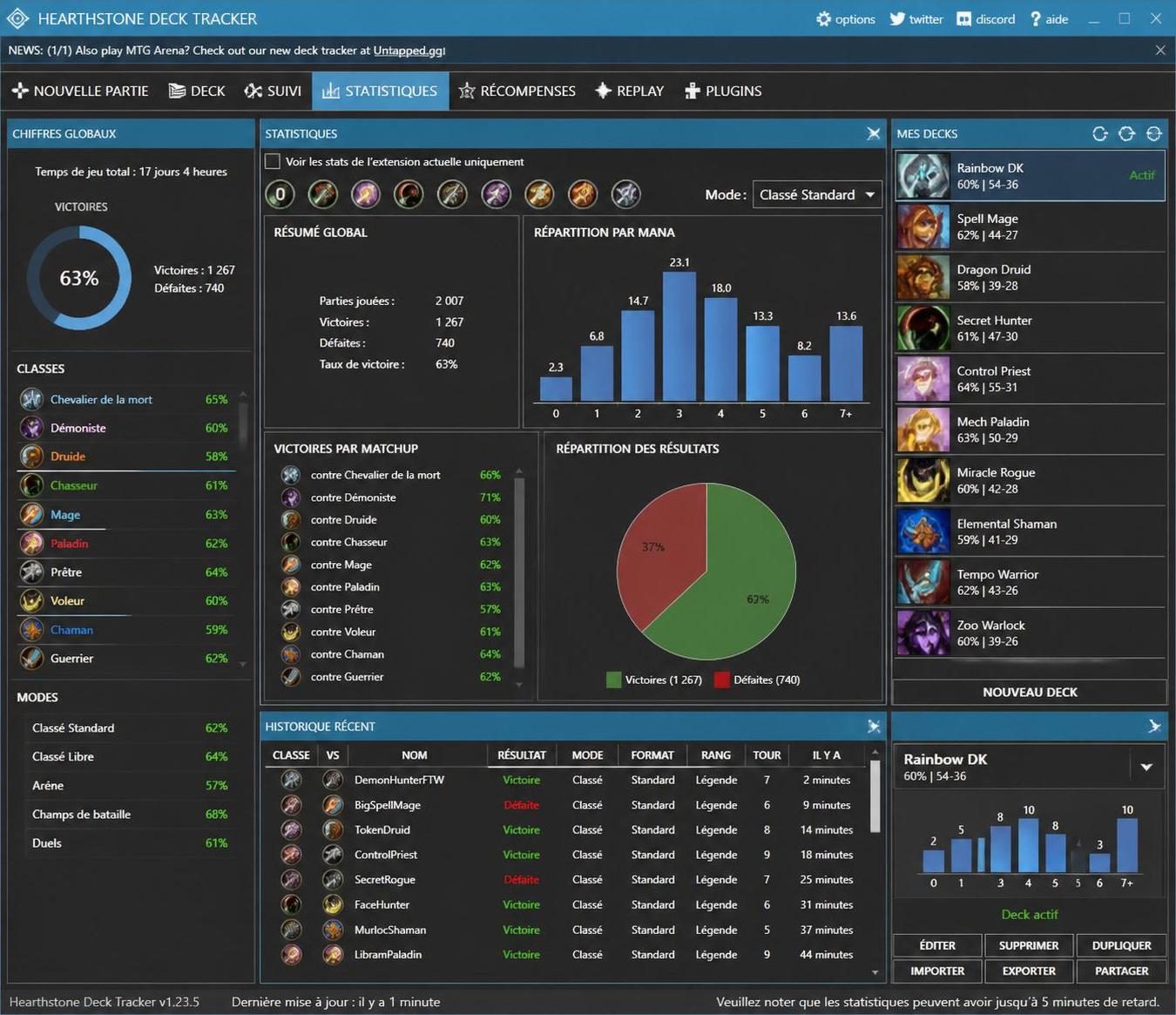 découvrez comment utiliser hearthstone deck tracker sur windows pour analyser vos parties, optimiser vos stratégies et améliorer votre niveau de jeu facilement.